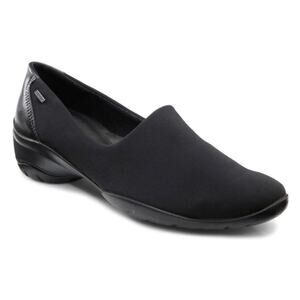 Ecco Rise GTX Slip On Wedge Stretch Comfort Shoes Gore-Tex Black Womens US8 EU39